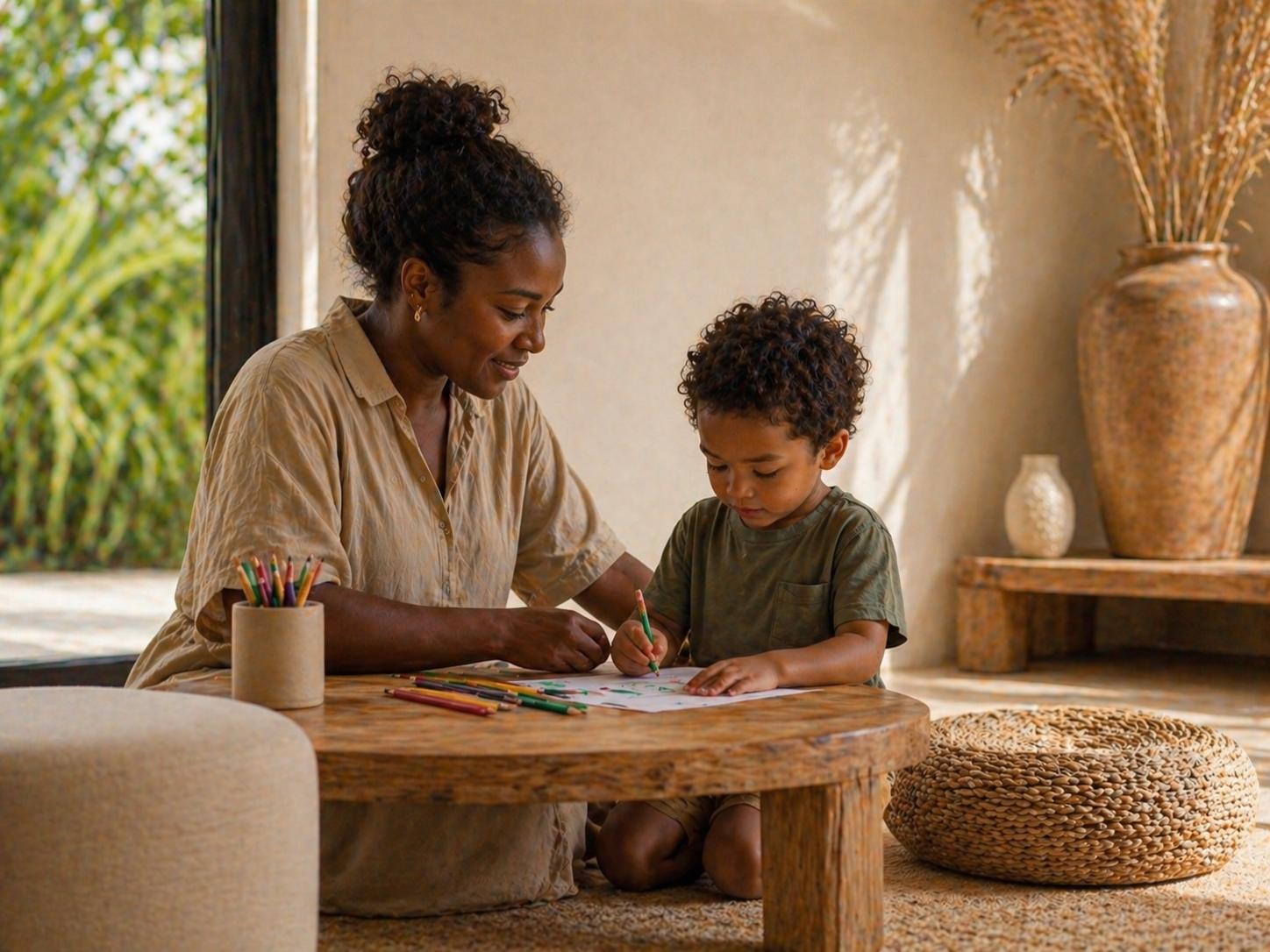 Care designed for families arriving somewhere new.